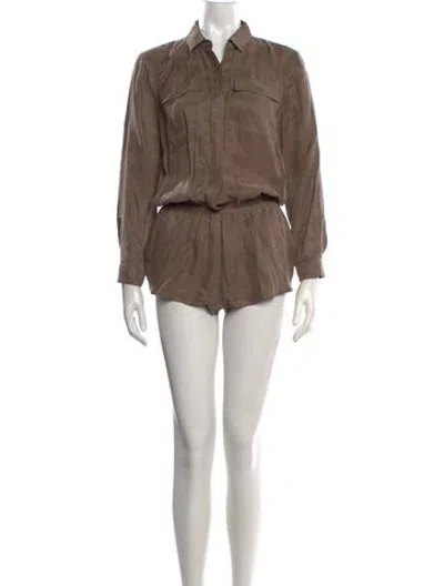 Pre-owned Capulet Romper In Brown