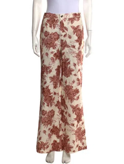 Pre-owned Cara Cara Linen Wide Leg Pants W/ Tags In Neutrals