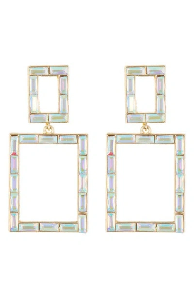 Cara Statement Earrings In Gold/ Crystal