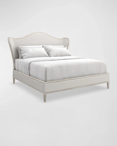 Caracole Bedtime Beauty King Bed In White