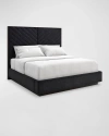 Caracole Meet U In The Middle King Bed In Cool Brown