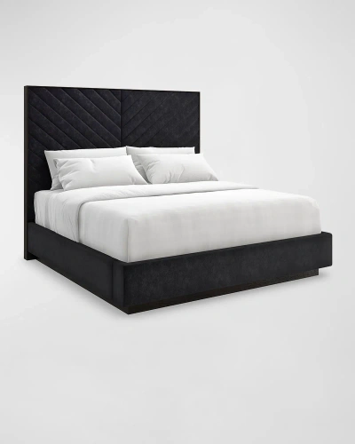 Caracole Meet U In The Middle King Bed In Cool Brown