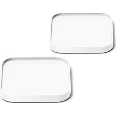 Caraway Ceramic Coated Spoon Rest In White