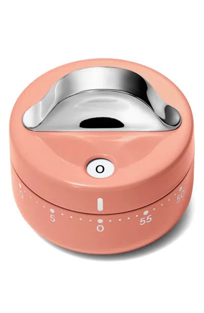 Caraway Mechanical Kitchen Timer In Pink