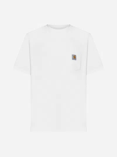 Carhartt Chest-pocket Cotton T-shirt In White