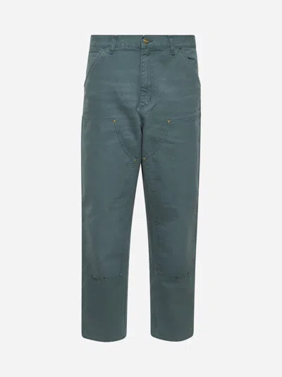 Carhartt Green Dearborn Canvas Double Knee Pants