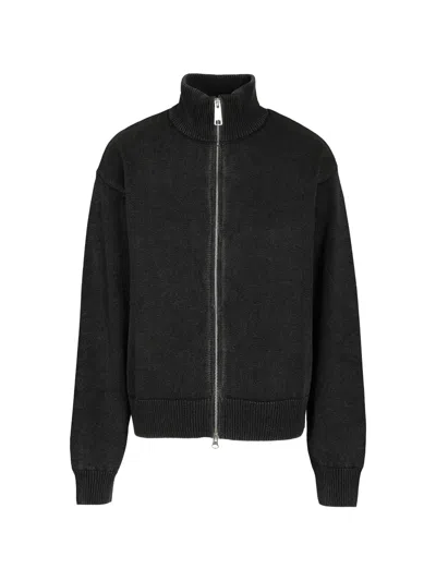 Carhartt Kori Zip-up Cardigan In Black