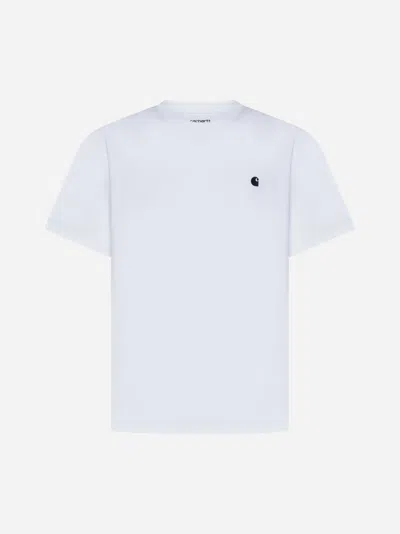 Carhartt Madison Logo Cotton T-shirt In White,black
