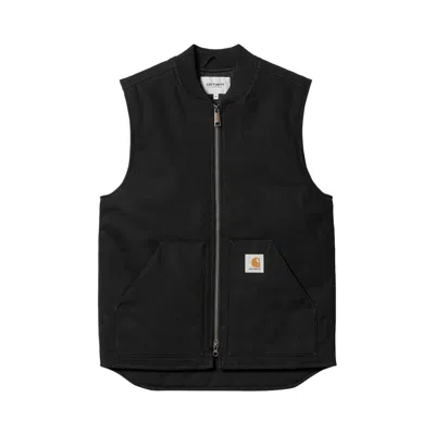 Pre-owned Carhartt Wip Classic Vest 'black (rigid)' | Men's Size L