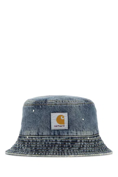 Carhartt Wip Denim Belmar Mini Bucket Hat For Men In Blue