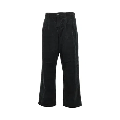 Carhartt Wip Evan Corduroy Pants In Black