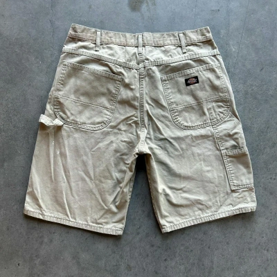 Pre-owned Carhartt X Dickies Essential Y2k Dickies Carpenter Shorts Painter Khaki Cargo