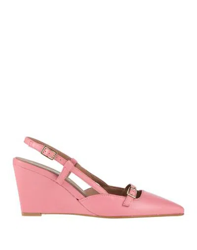 Carmens Woman Pumps Antique Rose Size 8 Leather In Pink