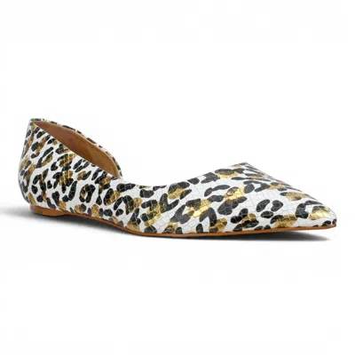Carrano Women's Amelia Leather Flats In Leopard In Multi