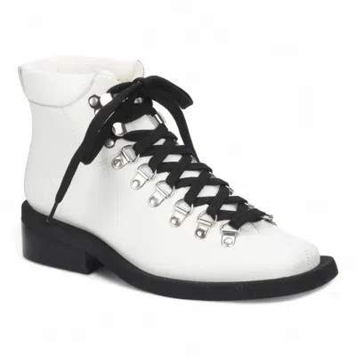 Carrano Women's Ida Leather Boots In White