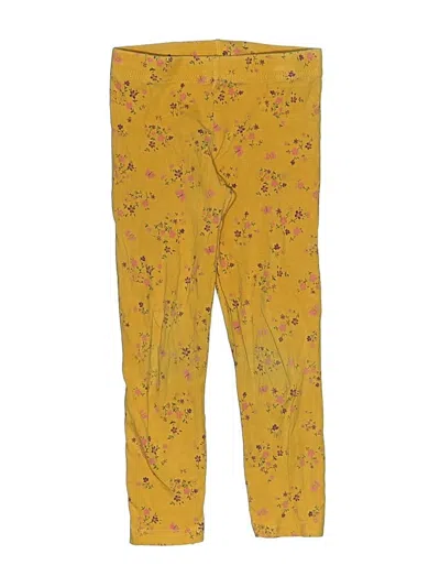 Pre-owned Carter's Kids' Casual Pants In Yellow
