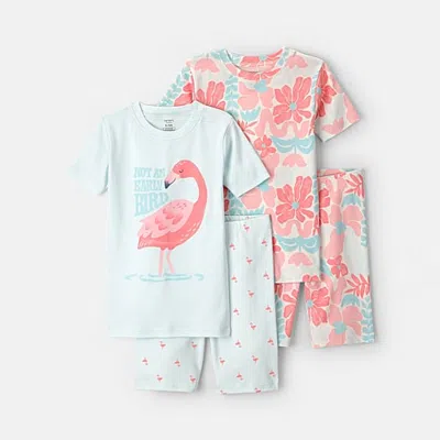 Carter's Little & Big Kid Girls 4-pc. Pajama Set In Blue