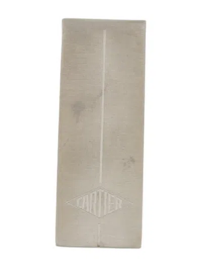 Pre-owned Cartier Metal Wallet In Metallic