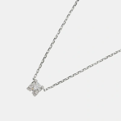 Pre-owned Cartier Pendant Necklace In White