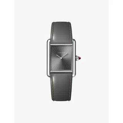 Cartier Tank Louis  Medium Platinum Watch 33.7 X 25.5mm
