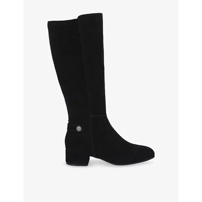 Carvela Womens  Gaia Suede Knee-high Boots In Black