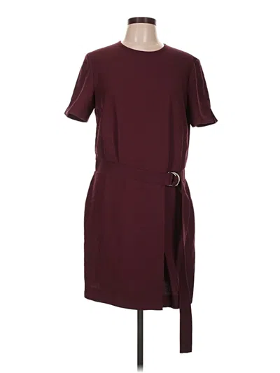 Pre-owned Carven Casual Dress In Burgundy