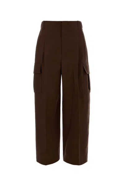 Carven Pantalone In Brown
