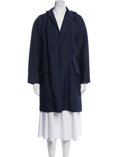 Pre-owned Carven Utility Jacket In Blue