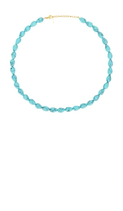 Casa Clara Aquarius Beaded Necklace In Turquoise