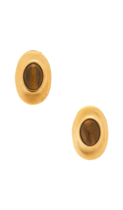 Casa Clara Caper Earrings In Espresso
