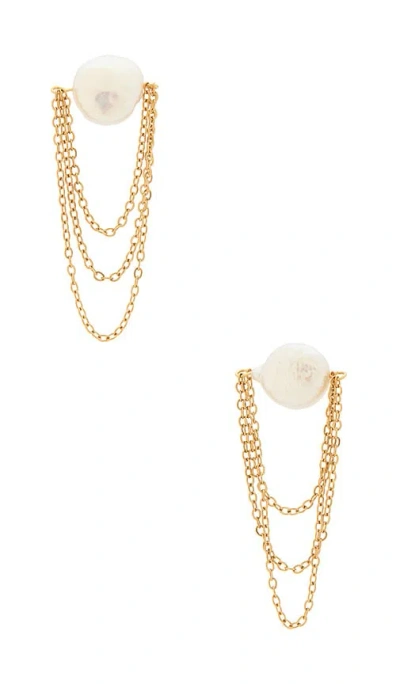 Casa Clara Larsen Pearl Drop Earrings