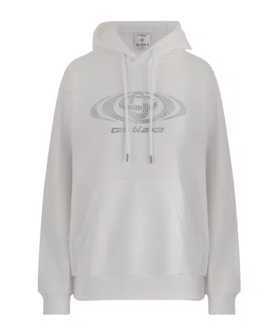 Casablanca Hooded Sweatshirt In Gray