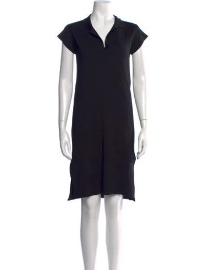 Pre-owned Casasola Silk Knee-length Dress W/ Tags In Black