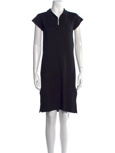 Pre-owned Casasola Silk Knee-length Dress W/ Tags In Black