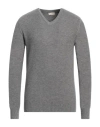 Cashmere Company Man Sweater Grey Size 44 Cashmere, Wool