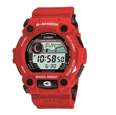 Pre-owned Casio G-shock G-7900a-4 Red Resin Band Men Sports Watch