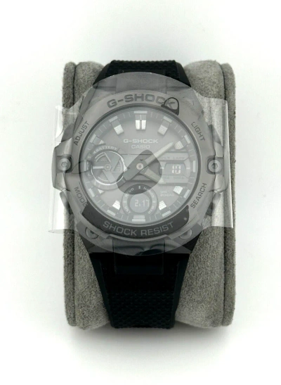 Pre-owned Casio G-shock G-steel Bluetooth Black Watch Gstb400bb-1a In Box With Tags