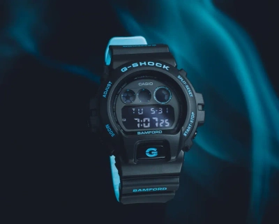 Pre-owned Casio G-shock X Bamford Signature Blue Limited Edition Men's Watch Dw-6900bwd-1