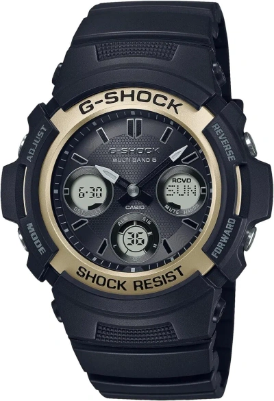 Pre-owned Casio Watch G-shock [domestic Regular Product] Fire Package '23 Awg-m100sf-1a6jr Black