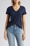 Caslon V-neck Short Sleeve Pocket T-shirt In Navy Blazer