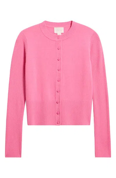 Caslonr Caslon(r) Wool & Cashmere Blend Cardigan In Pink