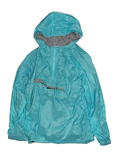Pre-owned Cat & Jack Kids' Raincoat In Teal