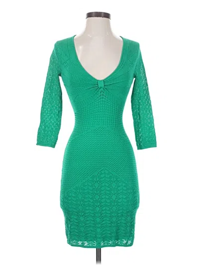 Pre-owned Catherine Malandrino Cocktail Dress In Green