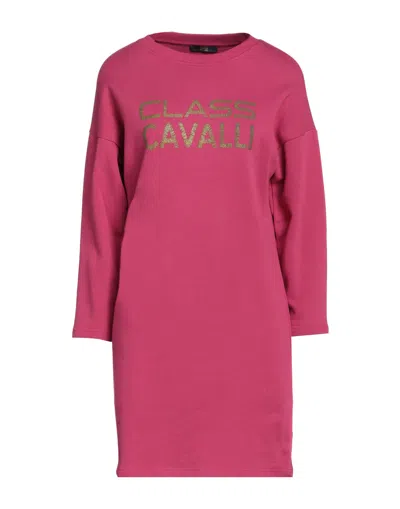 Cavalli Class Short Dresses In Red