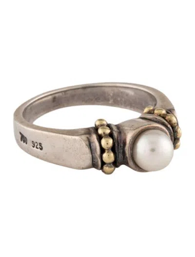 Pre-owned Caviar Pearl  Ring In Multicolor