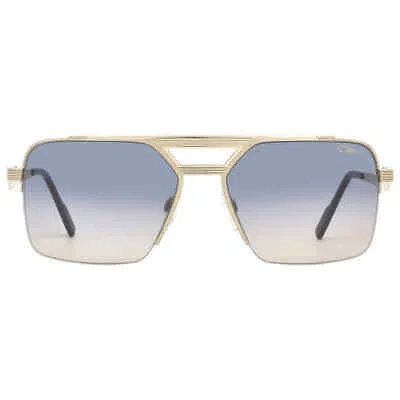 Pre-owned Cazal Blue Gradient Navigator Unisex Sunglasses  9102 003 61  9102 003