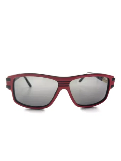 Cazal Square-frame Sunglasses In Burgundy