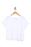 Cece Boxy Crop T-shirt In White