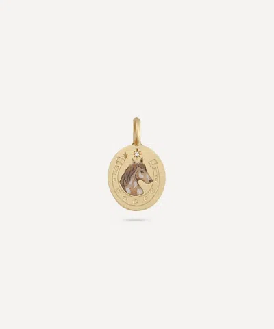 Cece Jewellery 18ct Gold Wild Horse Pendant Necklace