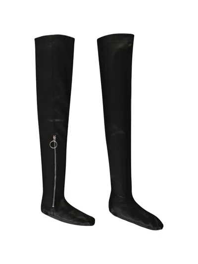 Cedric Charlier Knee-high Socks In Black
